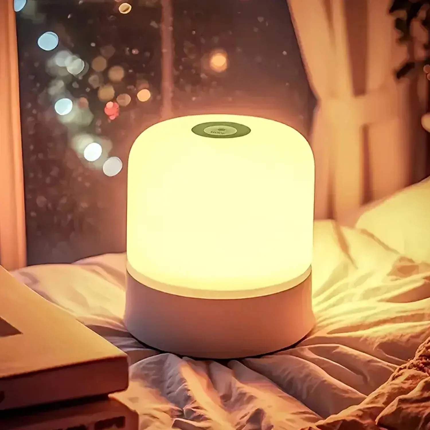 1pc Touch Night Light, Dimmable Desk Lamp, Portable Touch Night Light, Mini Night Lamp, Gift, Perfect for Bedroom, Living Room,