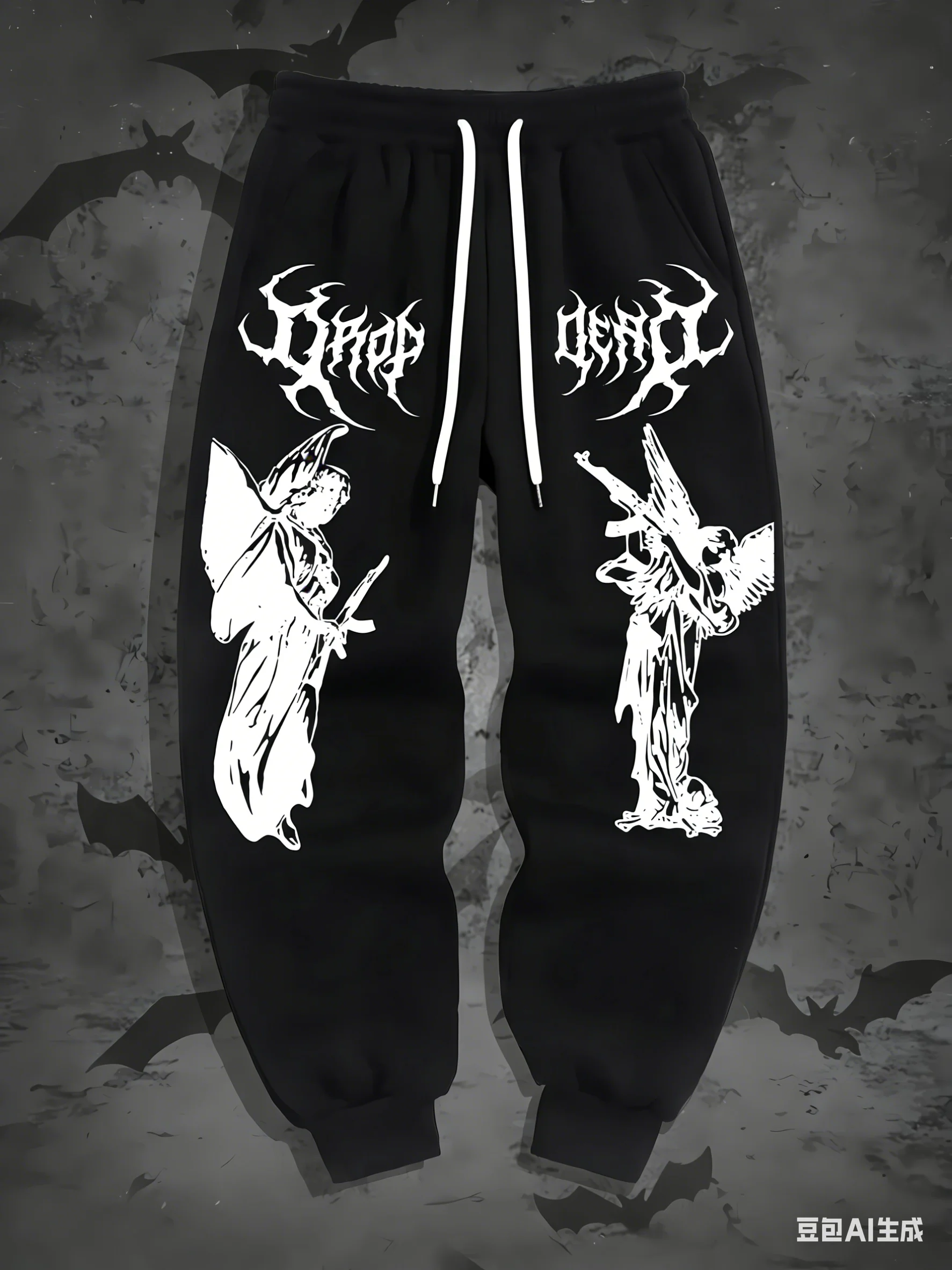 The New Men's Trousers for The Autumn of 2026 Are Sporty Fashionable and Casual The 3D Angel Print Is Soft and Comfortable