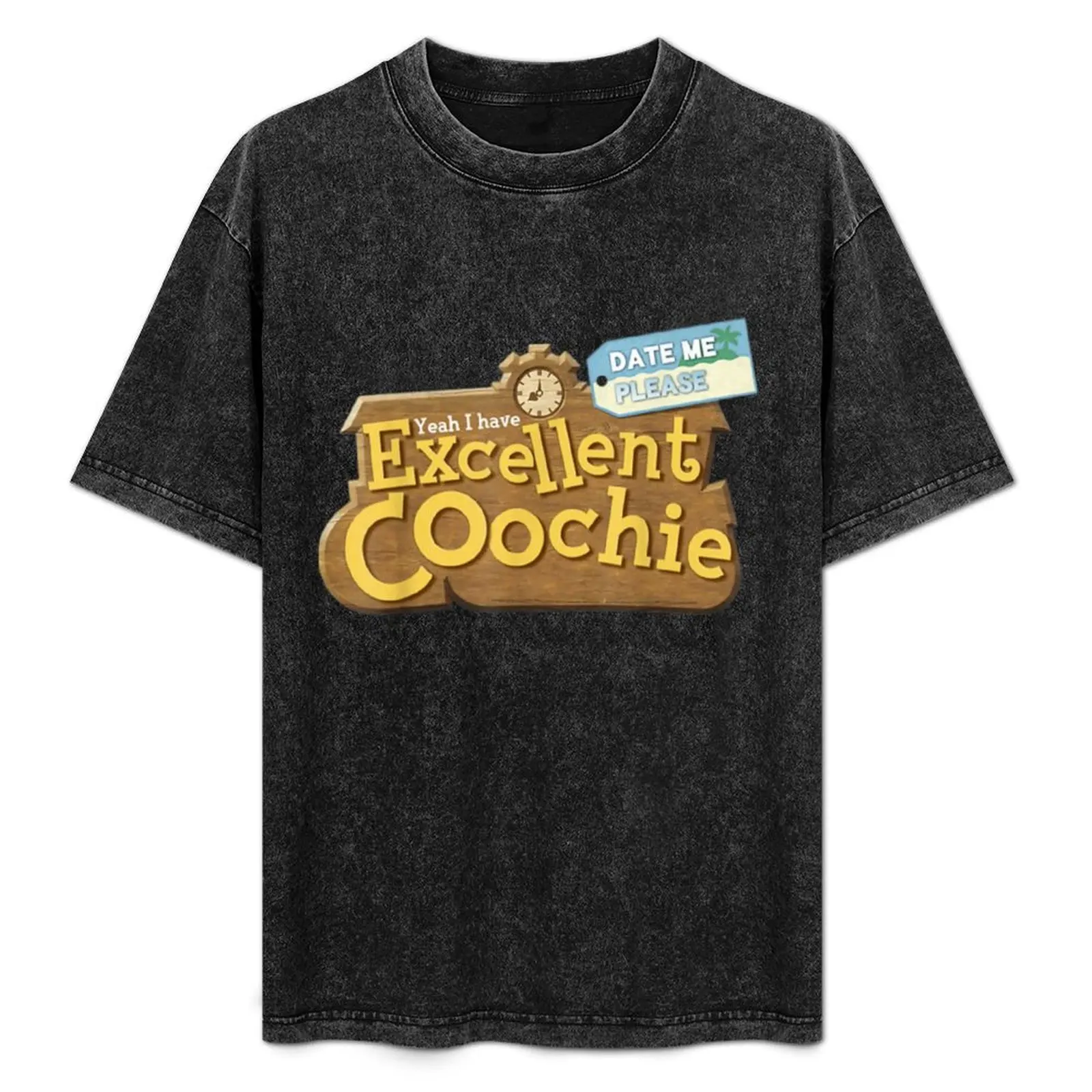 

yeah i have excellent coochie T-Shirt blacks oversized t shirt fashion shirts Men's t-shirt