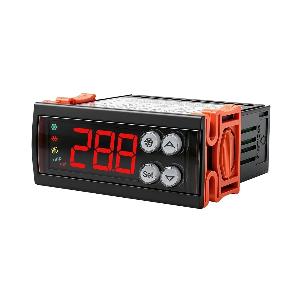 Defrost Timer Switch Digital Temperature Controller Three-output Relay System Large LED Display EMC Level 4 Tested