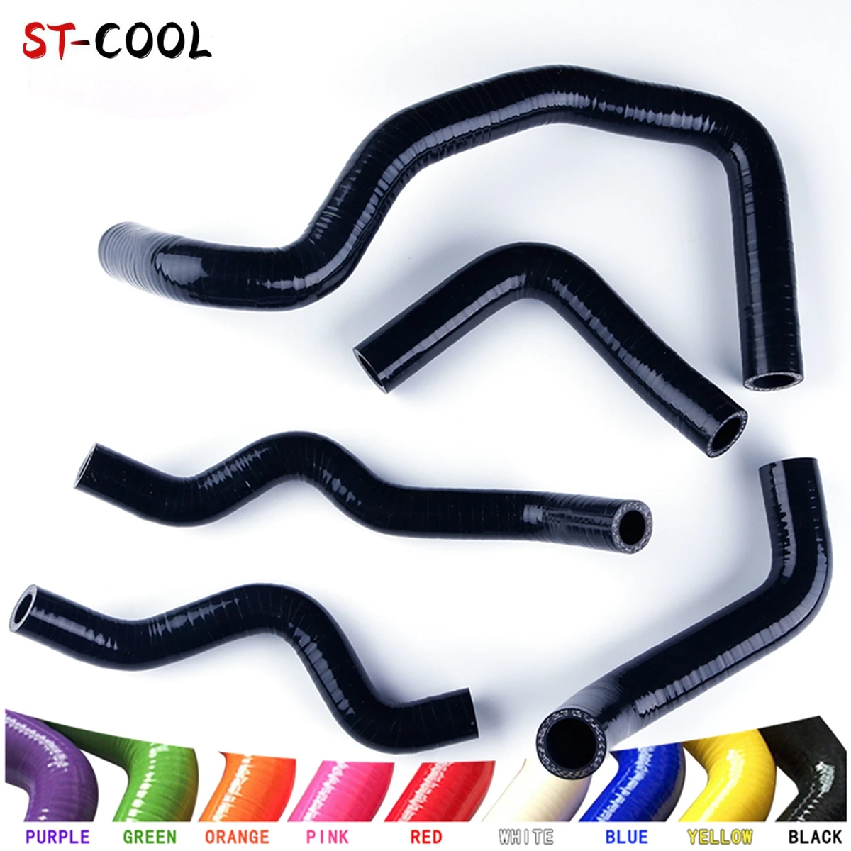 For 1998-2006 Honda CB400 CB 400 Motorcycle Silicone Radiator Hoses 1999 2000 2001 2002 2003 2004 2005 Tuebs Kit 5Pcs 11 Colors