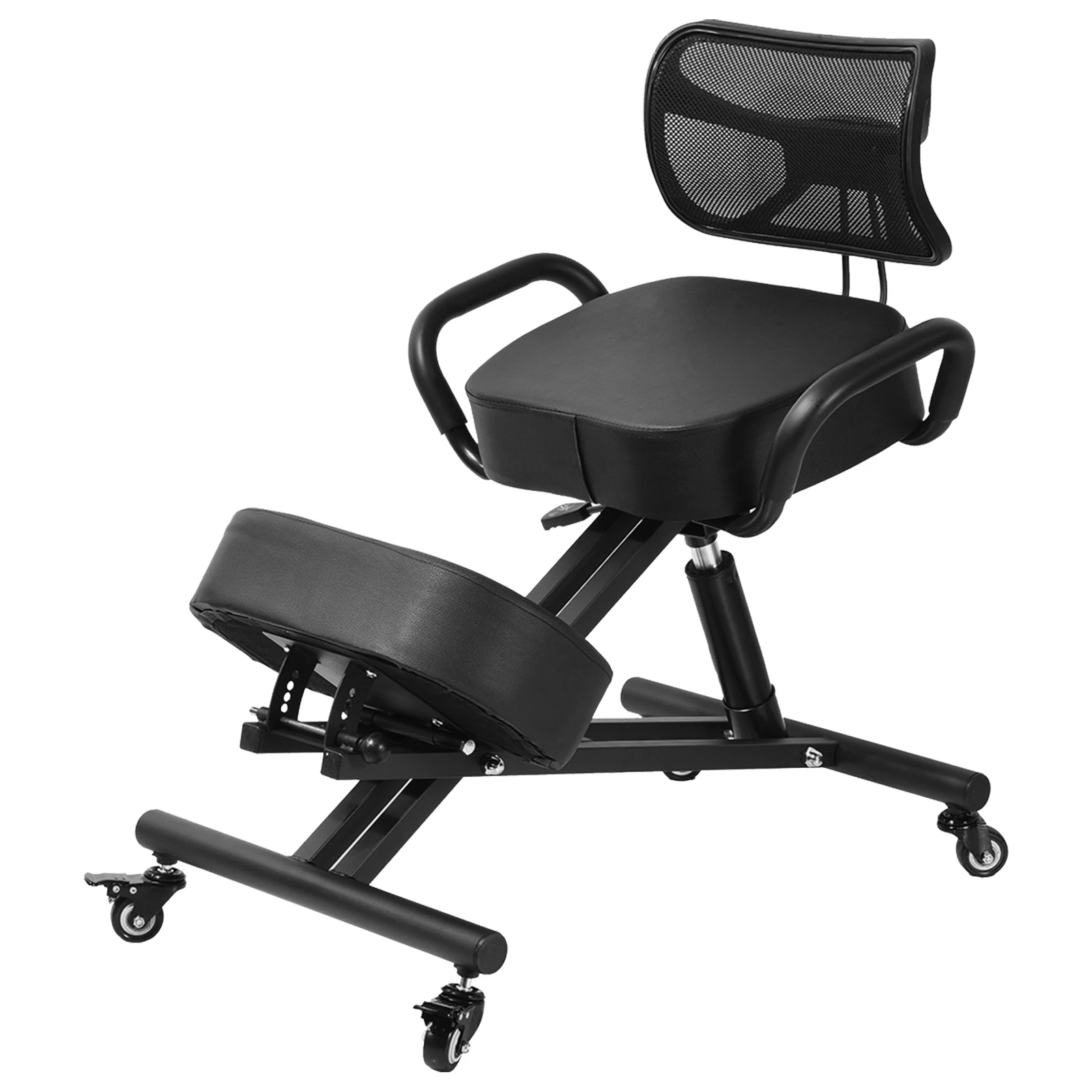 Kneeling Chair with Back Support, Height Adjustable Kneeling Chair for Men, Women, Children