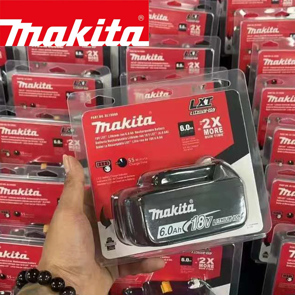 

100% original Makita 18V 6Ah Rechargeable Battery Makita BL1830 BL1830B BL1840 BL1840B BL1850 BL1850B Power Tools Battery