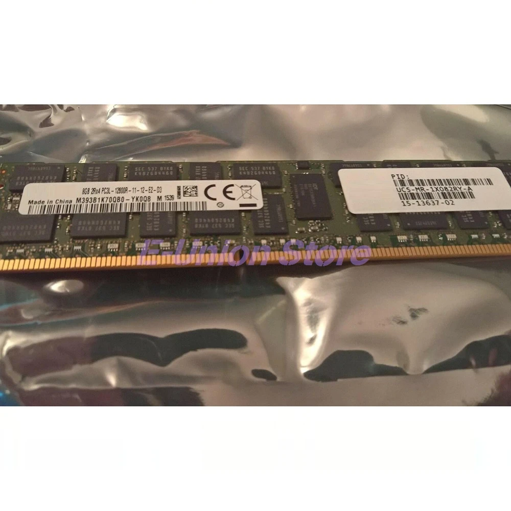 

RAM For Cisco UCS-MR-1X082RY-A 15-13637-02 8GB DDR3L 1600MHz PC3L-12800R ECC REG Server Memory