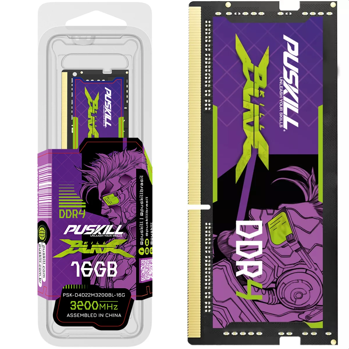 PUSKILL Killblade Memória Notebook Ddr4 16gb 8gb 1.2V 3200mhz 2666mhz 260-PIN SODIMM Memoria RAM Laptop Memory image 2