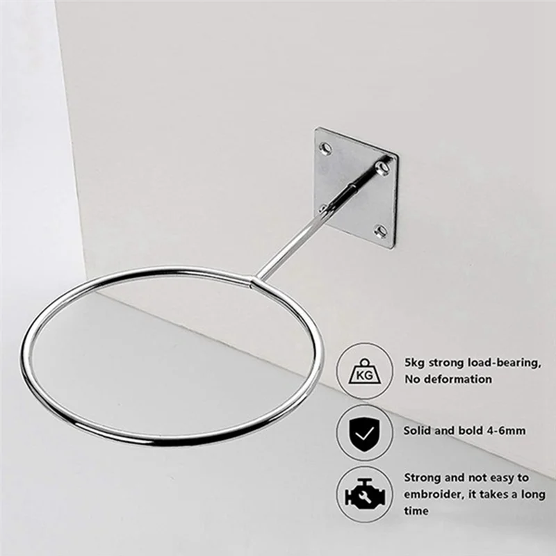 ABHS-4 قطع حامل كرة رياضي مثبت على الحائط لعرض كرات الطب وكرات السلة والكرات الطائرة ورف تخزين كرة القدم #5