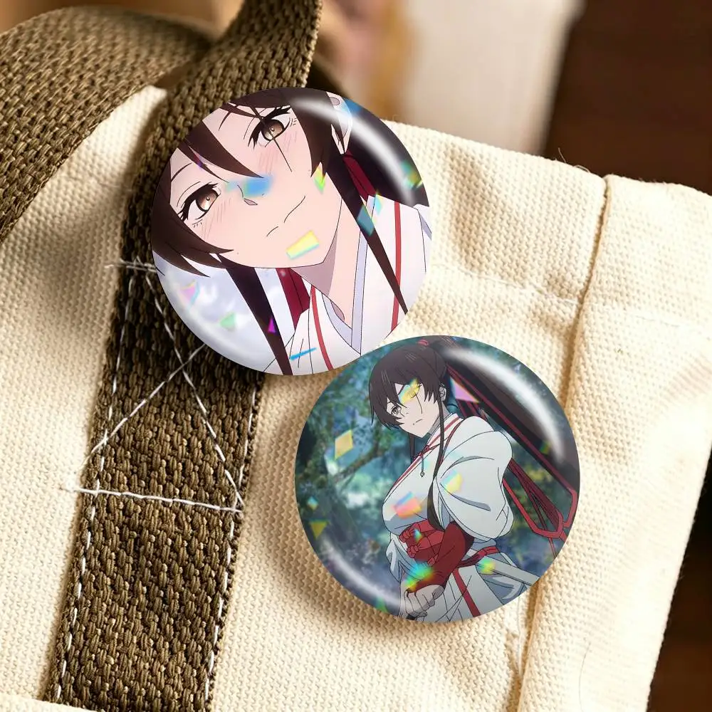 Hells Paradise Yamada Asaemon Sagiri 25mm 32mm 44mm 58mm 75mm Brooches Badges Pins for Accessories Gift