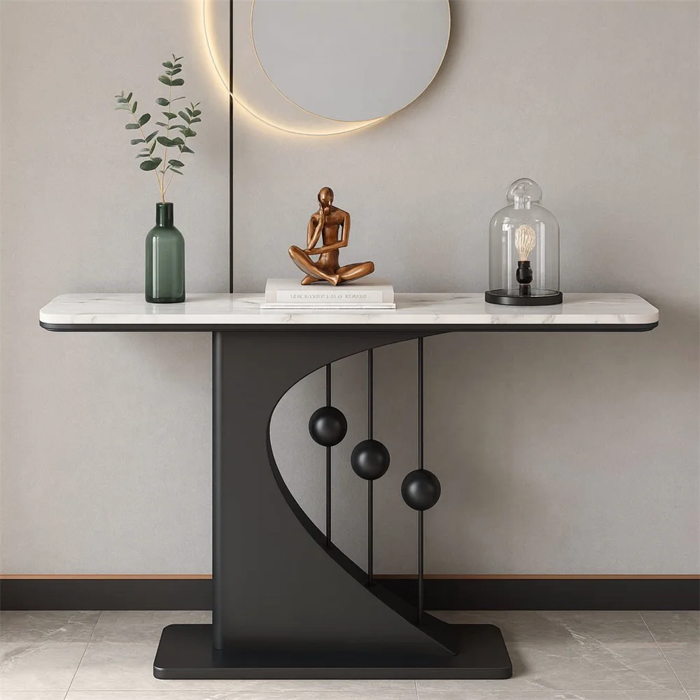 Lounge Contemporary Console Table Luxury Minimalist Entryway Table Classic Space Saving Tavolo Ingresso Living Room Furniture