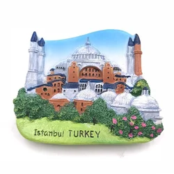 Japan Turky Travelling Souvenirs Fridge Magnets France Egypt Resorts Landmarks Magnetic Stickers for Refrigerator Home Decor