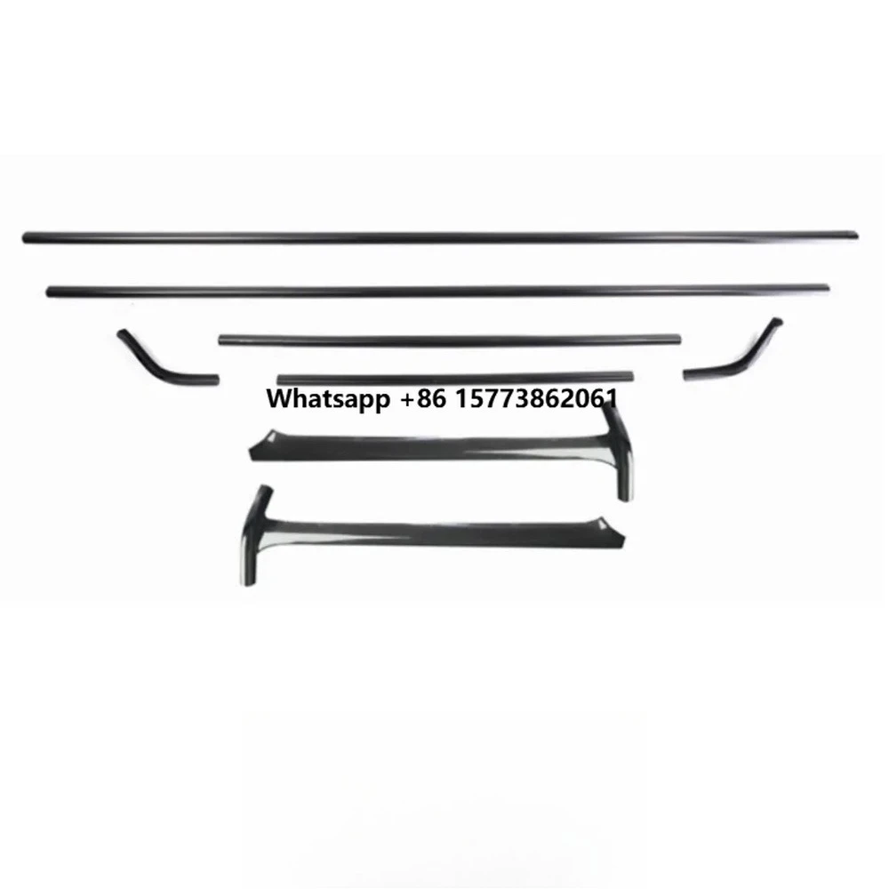 Dry Carbon Fiber Roof Strips With A Pillar Cover for G-Class W465 G63 2024-ON