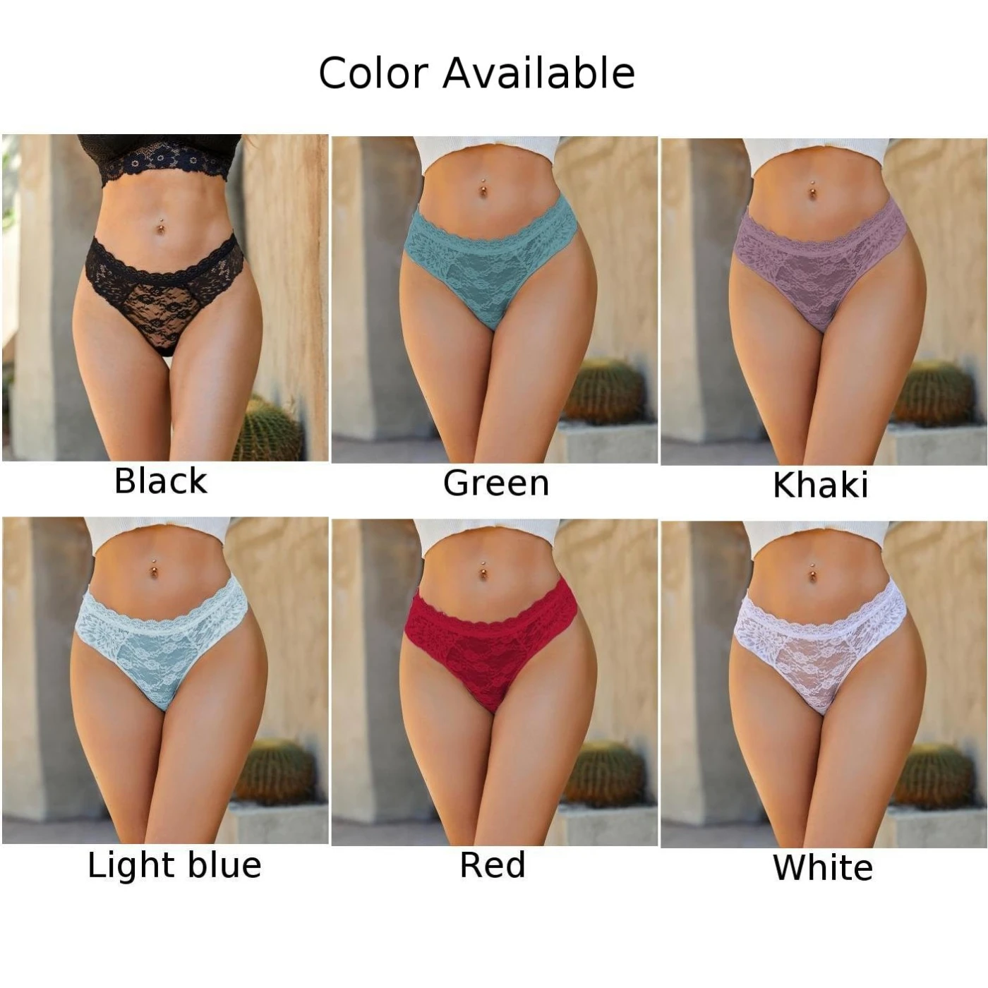 Women Sexy G-String Thong Briefs Mesh See Through Underwear Sheer Lace Lingerie Low Waist Panties T-Back Exotic Underpants