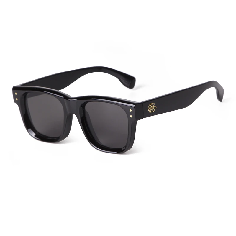 Klassische Niet quadratische Sonnenbrille Frauen Männer 2024 Marke Designer Mode Vintage Nagel rahmen Schildpatt Sonnenbrille uv400 s24115 – Detail 5