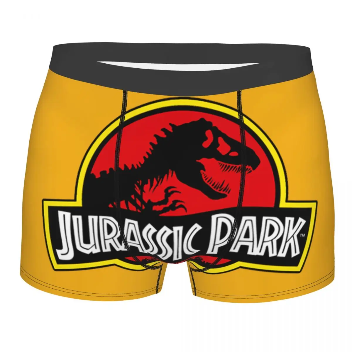 Custom Jurassic Park Boxers Shorts Men\'s Dinosaur World Briefs Underwear Novelty Underpants