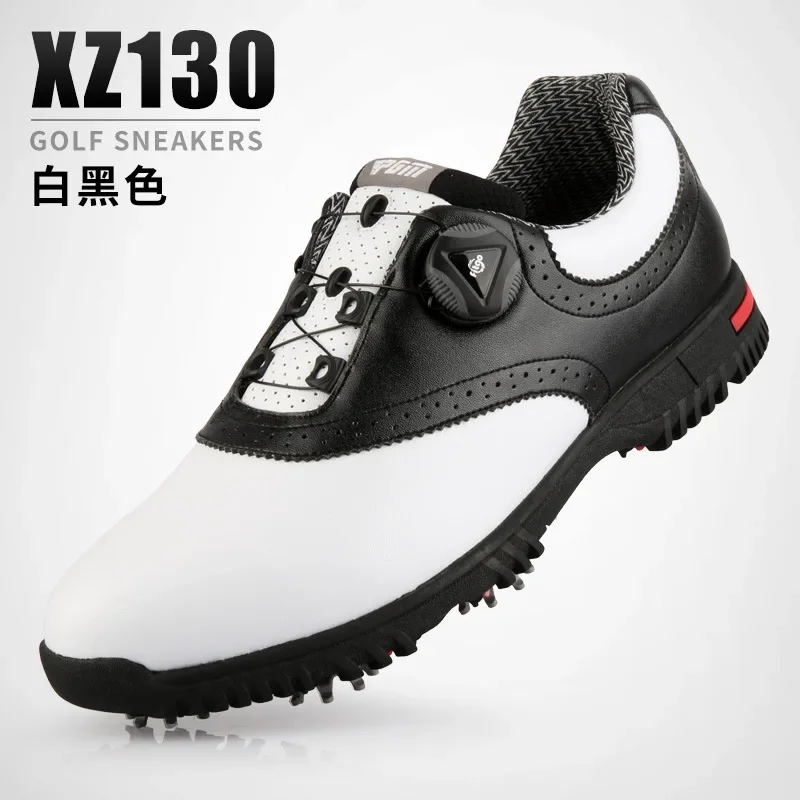 PGM Men Golf Shoes Waterproof Sports Shoes Rotating Buckles Anti-slip Sneakers Multifunctional Golf Trainers new