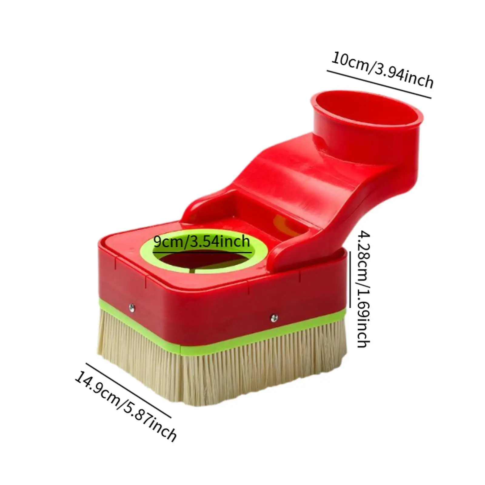 CNC Dust Shoe Cleaner Professional Convenient Red Woodworking Dust Cover