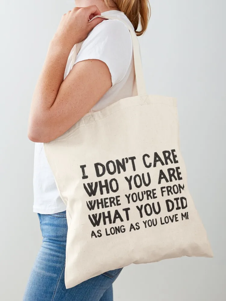 

As Long As You Love Me Backstreet Boys Tote shopping cart bags canvas shopping tote men Canvas Tote shopper bag women Bag