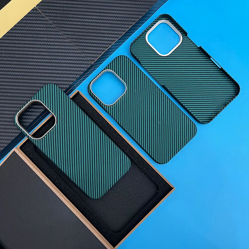 아이폰 16 프로 맥스 정품 카본 섬유 아라미드 케이스, 아이폰 16 프로 울트라 씬 경량 보호 커버 견고함