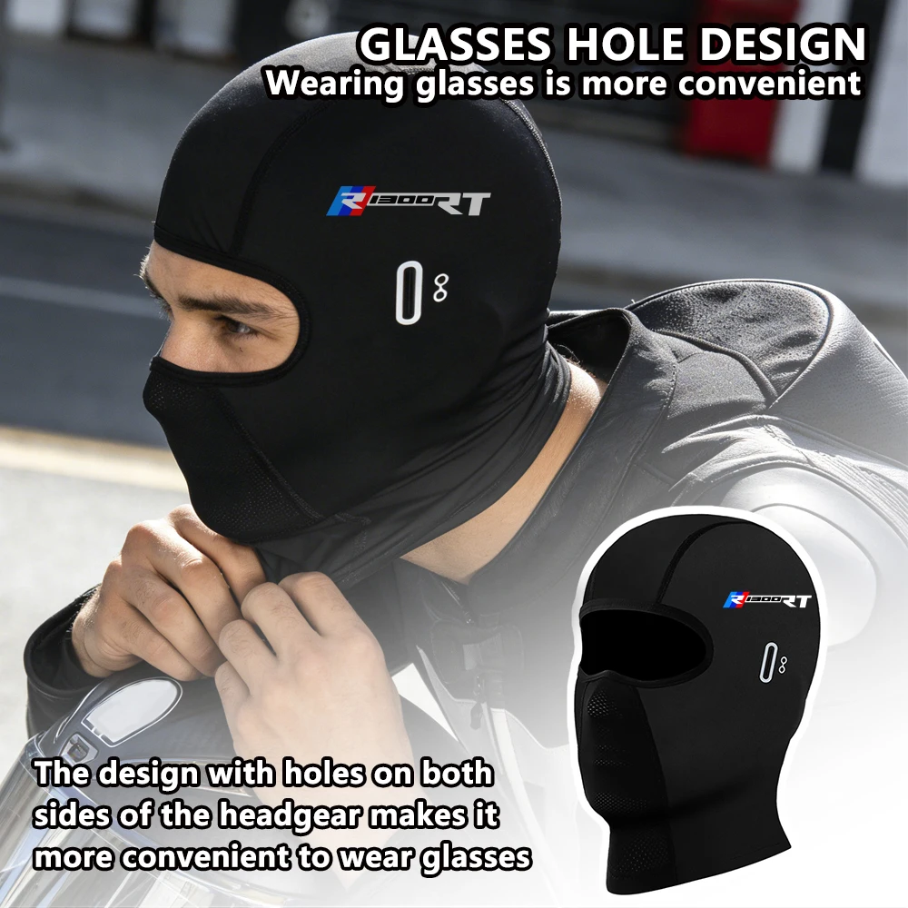 For BMW R1200RT R1300RT R 1300 RT 2021-2026 Motorcycle Balaclava Summer UV Protection Glasses Face Breathable Hole Winter Warm view 2