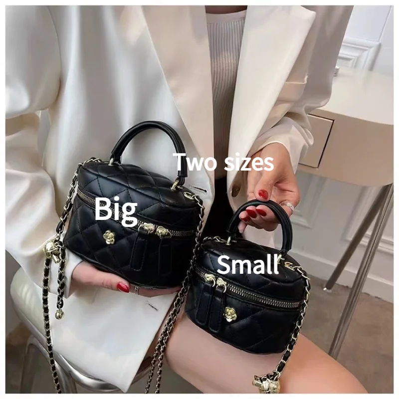 Mini borse a tracolla in pelle PU borse a tracolla moda donna elegante catena rombica borsa a tracolla moda borse femminili di alta qualità