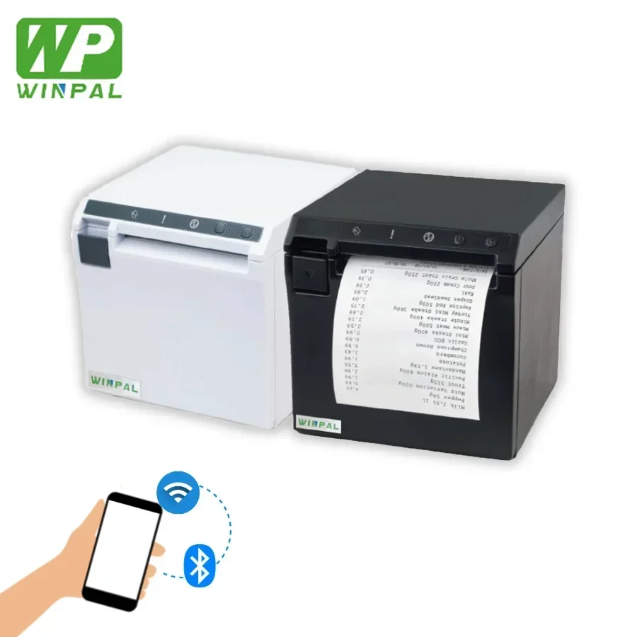 New High Quality Thermal Sticker Printer 80mm Invoice Printer Top/front Paper Load Receipt Scanner And Printer