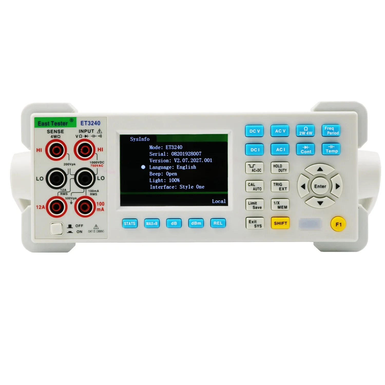 ET3240 Automatic Digital Multimeter Counts 3.5 Polegated TFT High Precision Desktop Multimeter Tester