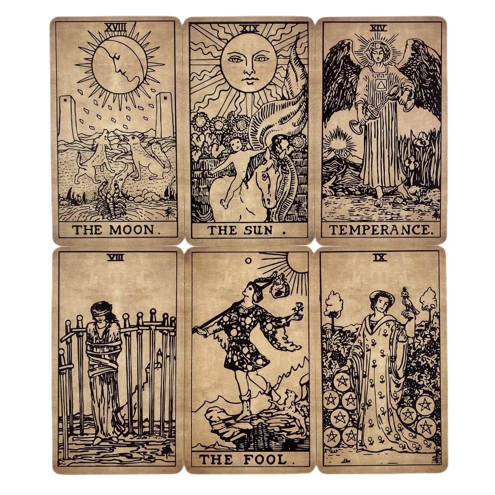 New Rider Tarot Cards A 78 Deck Oracle English Visions Divination Edition Borad Playing Games