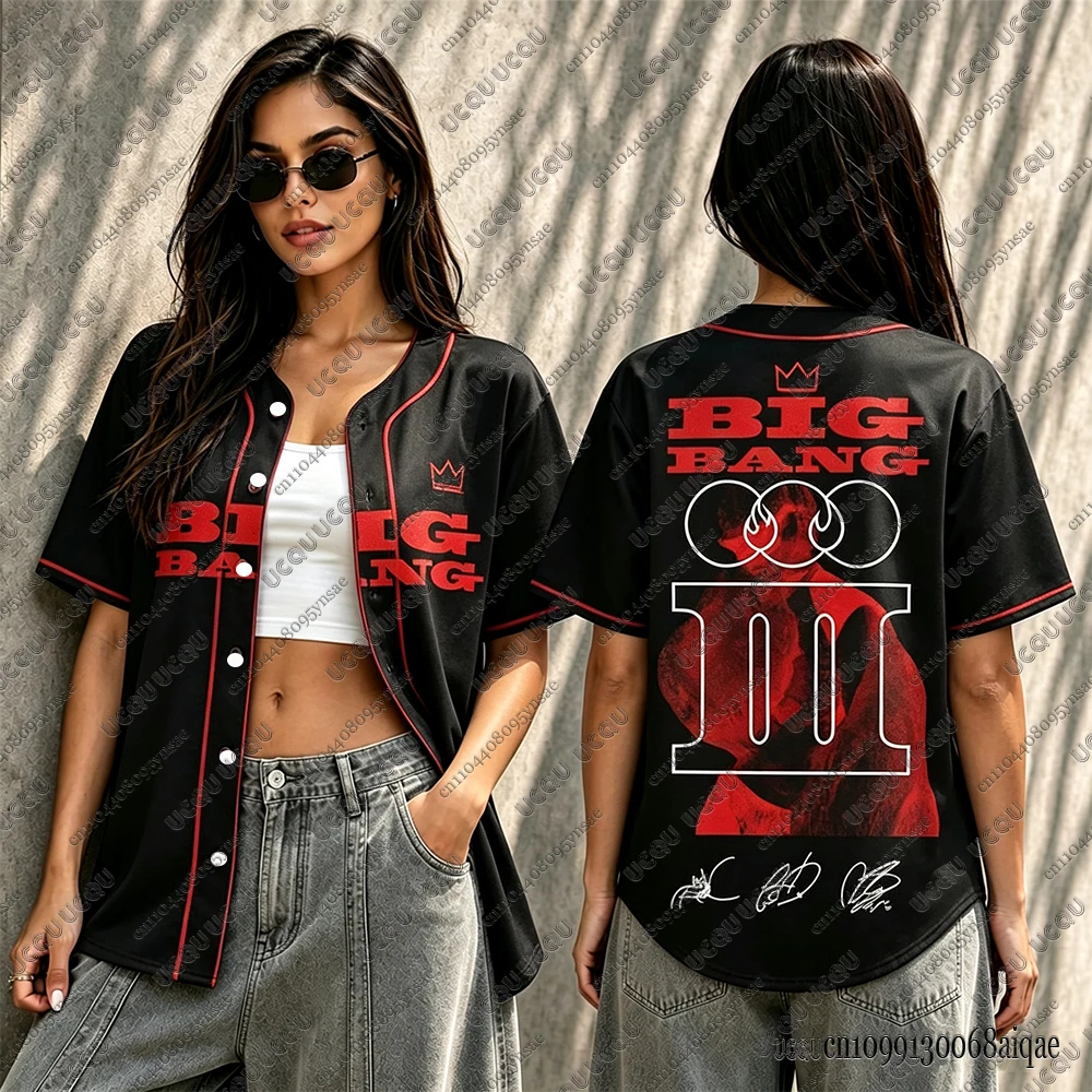 Koreanische Kpop 2026 World Tour Baseball-Trikots für Frauen Big Bang 20. Jubiläum Mesh-Sport-Baseball-Trikots Y2K Konzert-Trikot – Detail 11