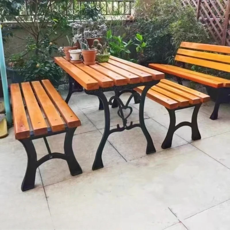 Banco exterior de silla de parque