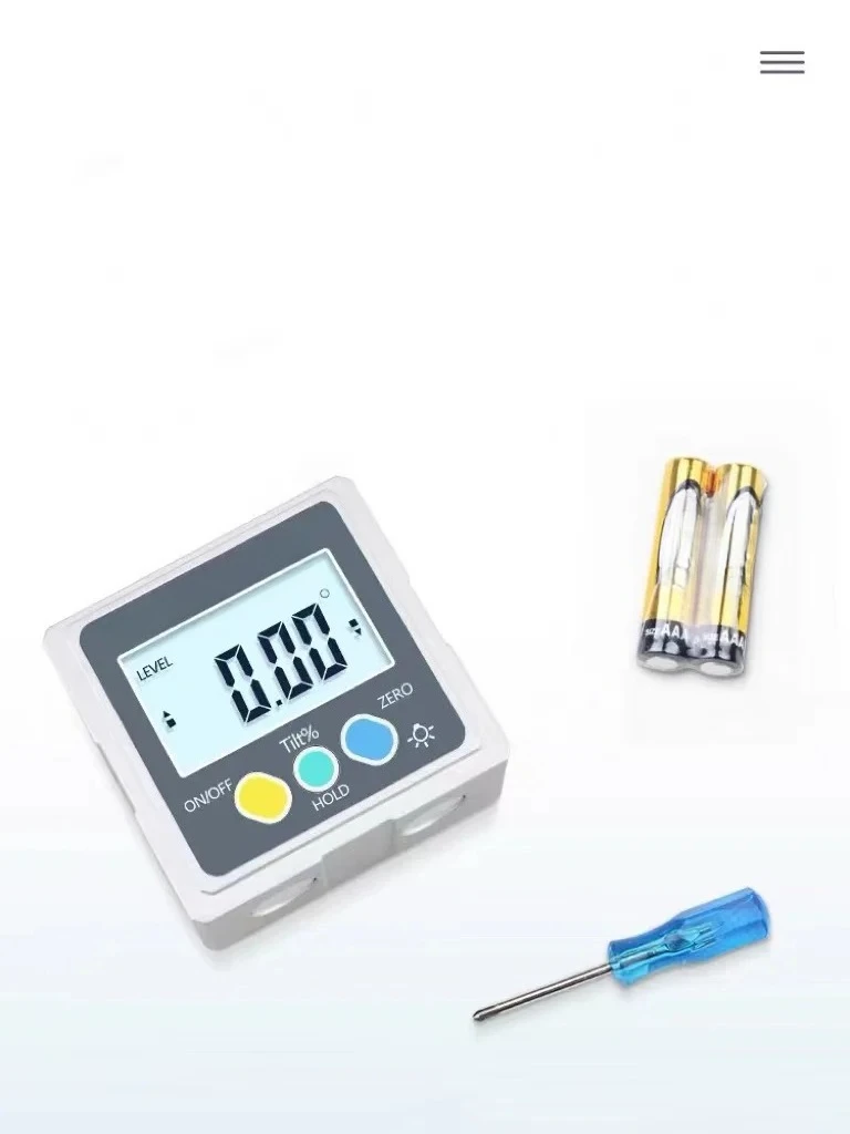 New Digital Angle Finder Gauge Magnetic Protractor Inclinometer Table Saw Angle Gauge Level Cube for Woodworking, Construction