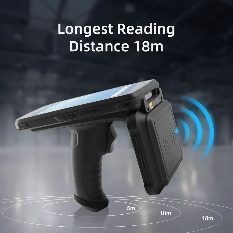 Chafon H105 Waterproof UHF RFID for 18 Meter ABS Handheld Reader Terminal Smart Inventory Management System