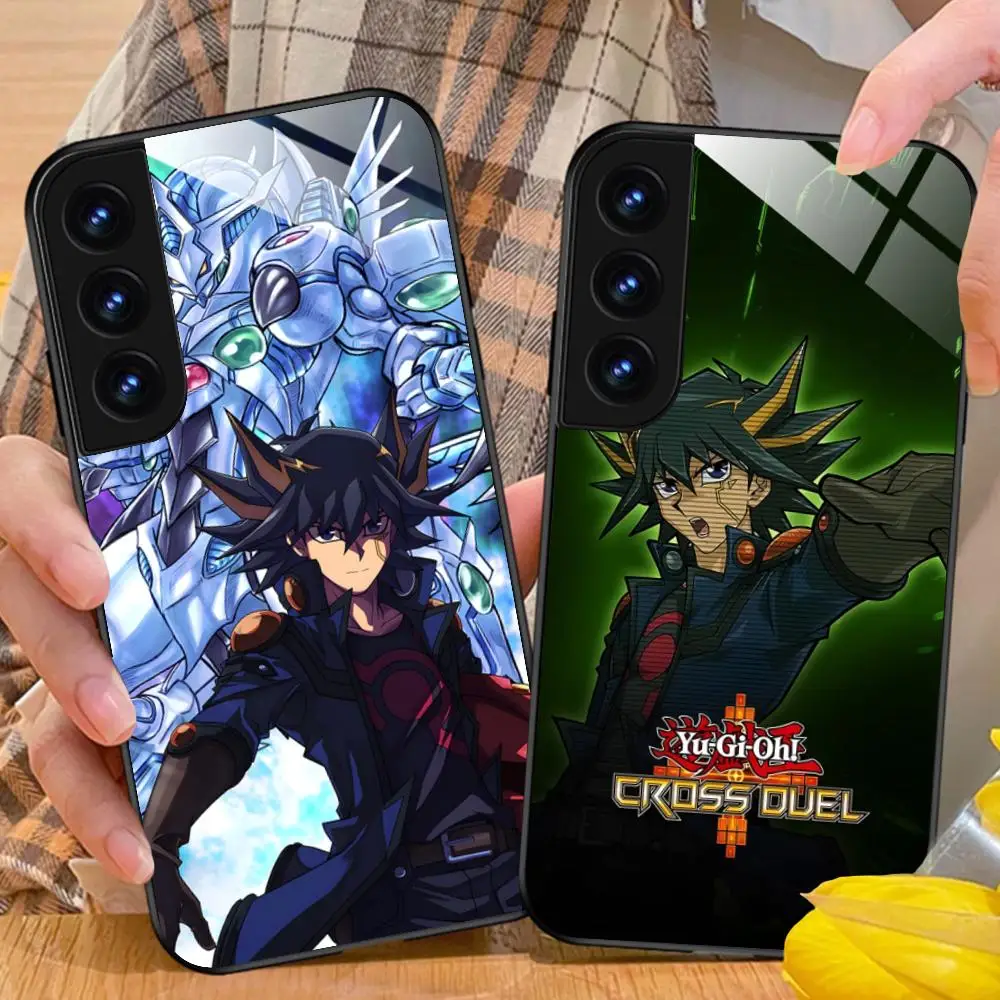 

Yugioh Yusei Fudo Phone Case for Samsung Galaxy S26 S25 S24 S23 S22 S21 S20 Note20 Plus FE Ultra Glass Protective Cover