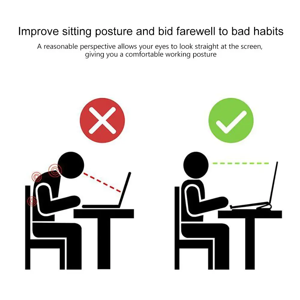 Rak Komputer Rak Peningkatan Notebook Desktop Sederhana Bantalan Dasar Pendingin Tempat Tablet Braket Dudukan Laptop