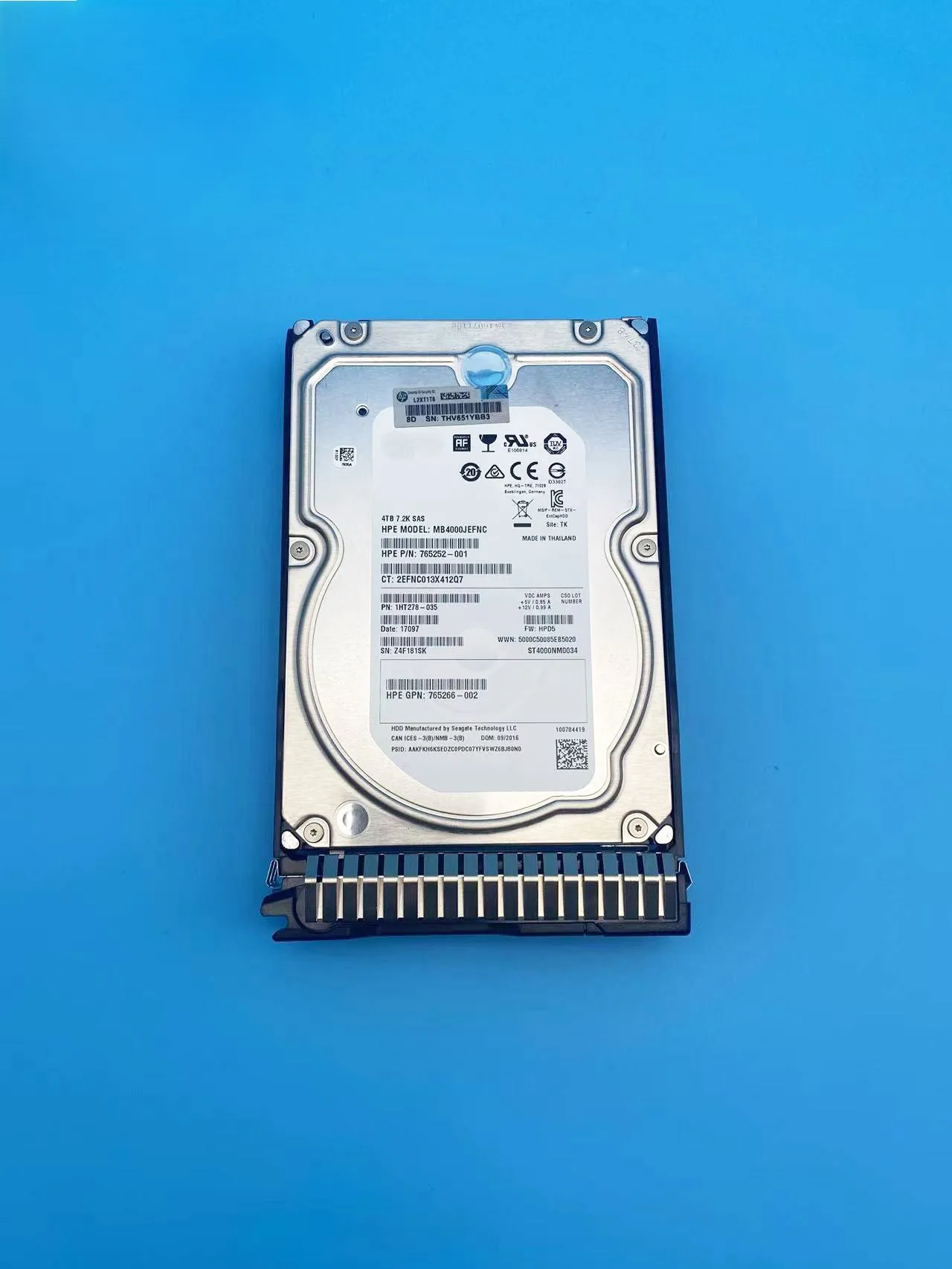 

765257-B21 765863-001 765252-001 4TB SAS 3.5 12G G9 hard disk