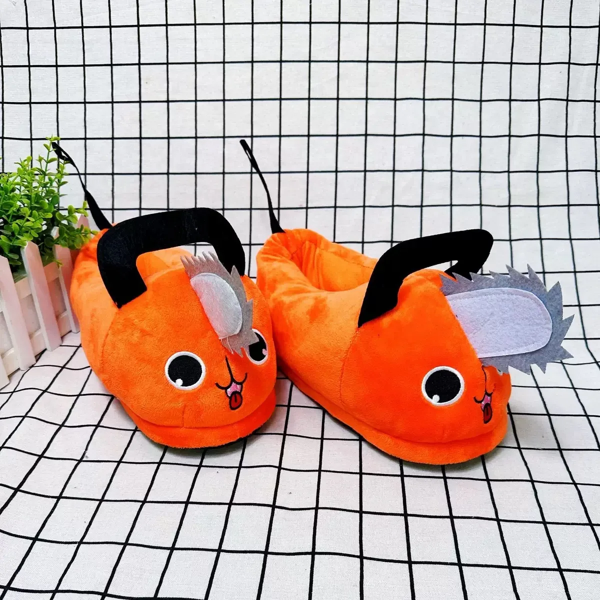 Japanese Anime Slippers Cosplay Kawaii Puppy Halloween Party Costumes Prop Xmas Bedroom Shoes Home Decor One Size