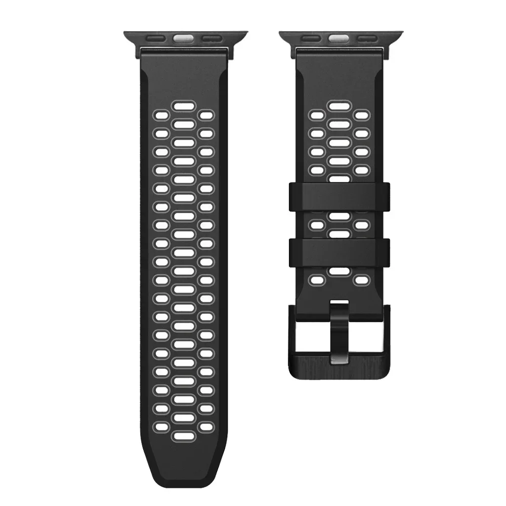Sport Silikonarmband für Apple Watch Ultra 2 49 mm Armband Armband für Apple Watch Serie 9 8 7 SE 6 45 mm 44 mm 42 mm Zubehör – Detail 26