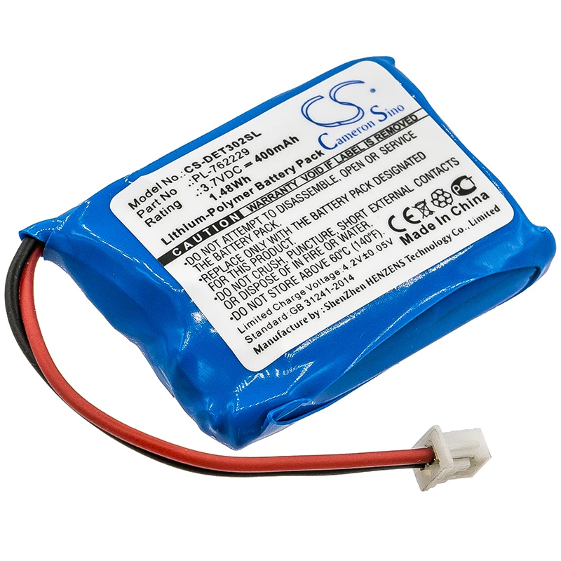 Li-Polymer Dog Collar Battery for Educator, 3.7V, 400mAh, Compatible Models:  ET-300Receiver, Receiver, TransmitterET-300-L