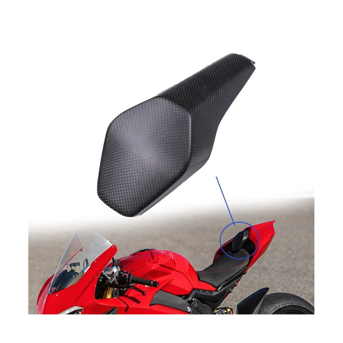 Motorcycle Rear Tail Intermediate Fairing for Ducati Streetfighter V4/S Panigale V4/S/R V2