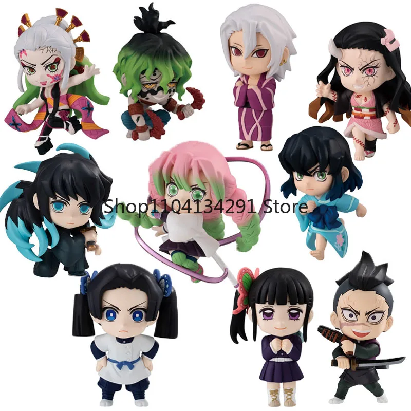 

Bandai Genuine Shokugan ADVERGE MOTION 6 Demon Slayer Hashibira Inosuke Cute Anime Action Figures Toys for Boys Girls Kids Gifts