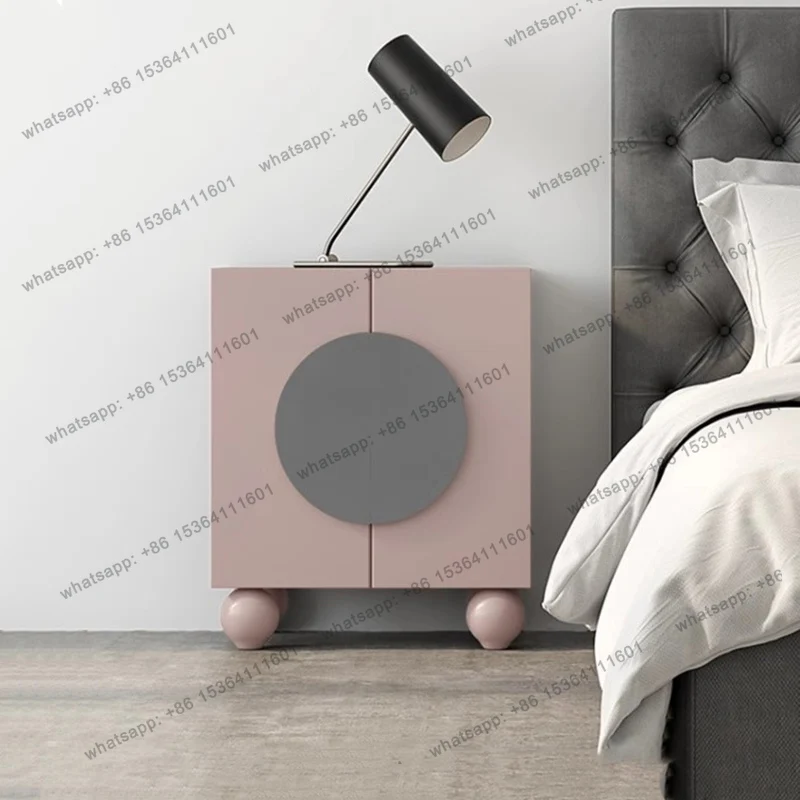 

Modern Classic Nightstand Minimalist Storage Trendy Beauty Nightstand Premium Design Mesa De Cabeceira Bedroom Furniture