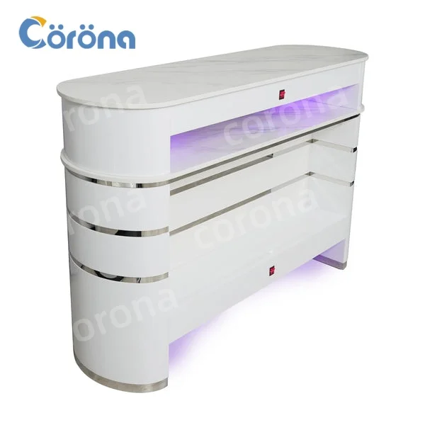 Nail Salon Manicure Table Manicure Pedicure Nail Drying Table Station with Ventilation System