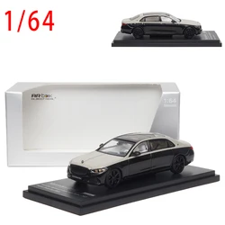 Diecast Model Car 1:64 AR Box Benz Alloy Car Model Maybach S680 Super Muscle Car Collection Toys for Boys Gift