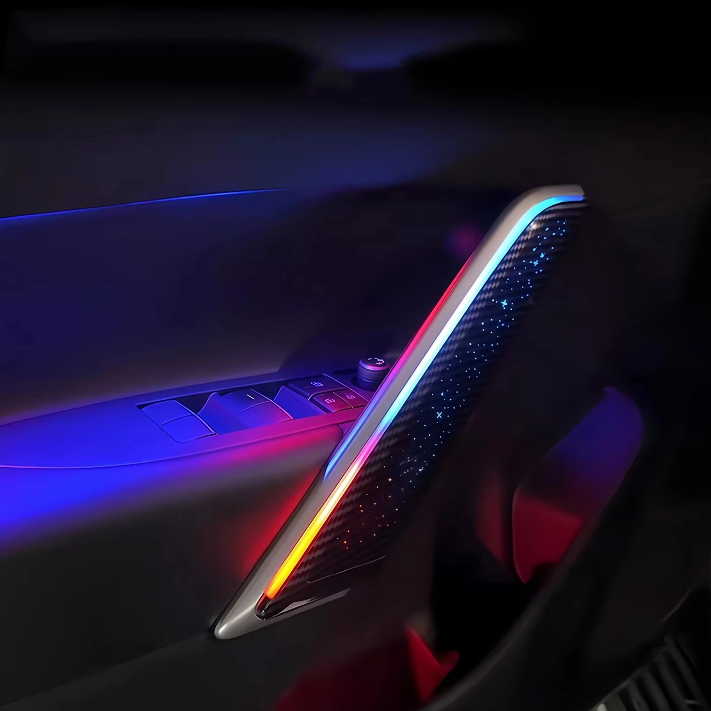 2026 Hot SJC High Quality LHD/RHD Ambient Light LED 64 Color Starry Sky  Symphony Kit for Corolla Cross/Frontender 2022-2024