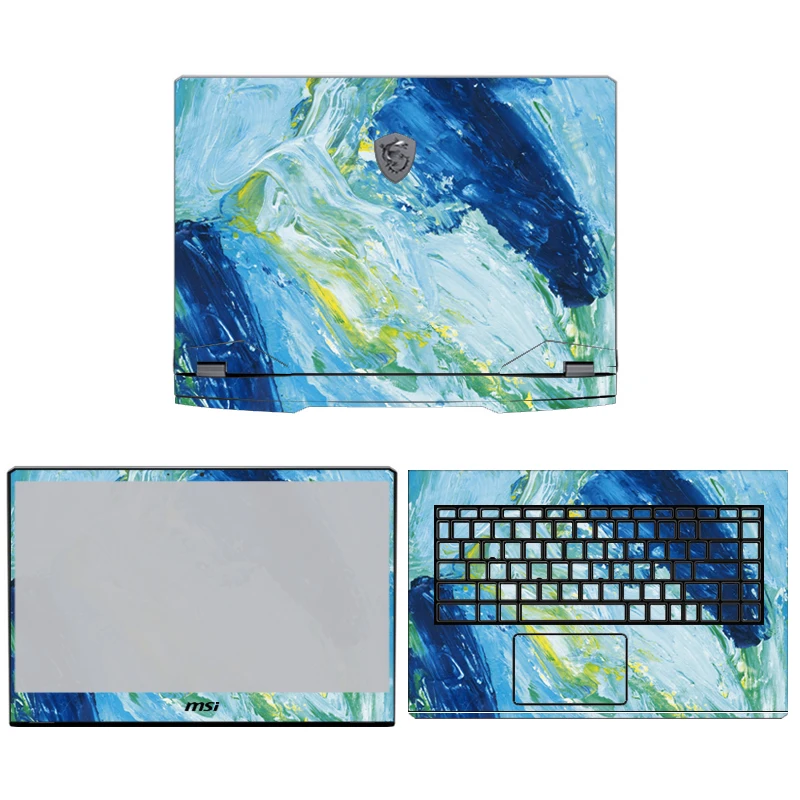 Imagem -02 - Anti-poeira Notebook Laptop Adesivos Filme para Msi Ge66 Gf66 Gs66 Gl66 Ge76 Gp76 Gl76 Ge78 Ge68 Gs77 Gt77 Gf75