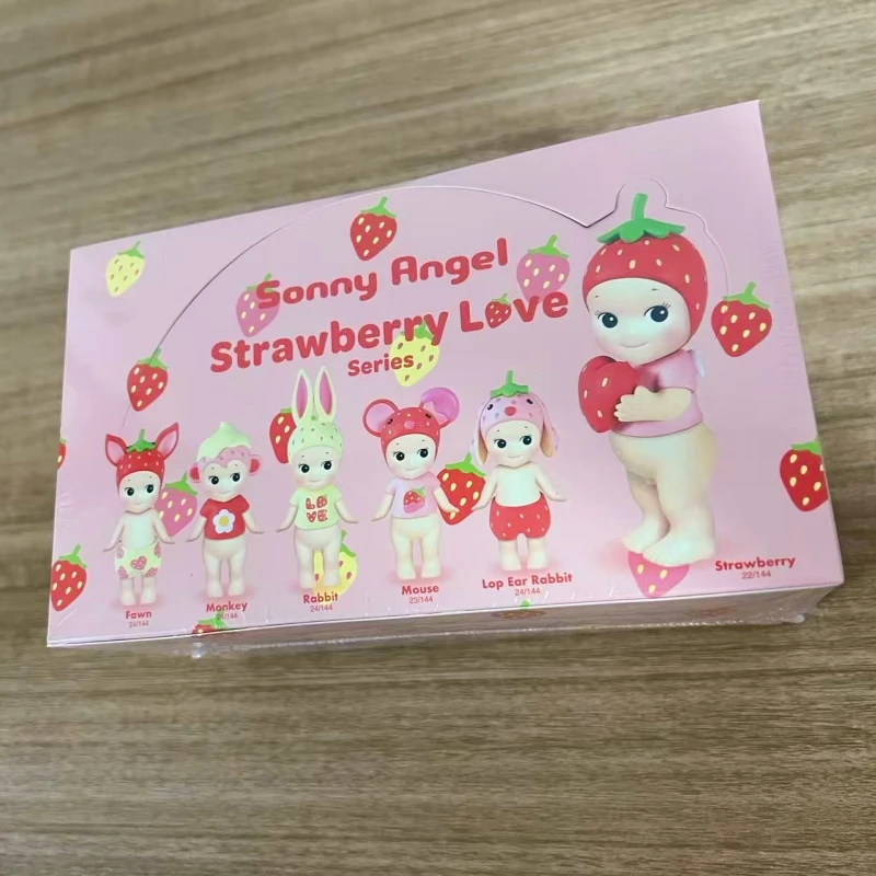 

Оригинальная мини-фигурка Sonny Angel из серии Strawberry: Сюрприз-бокс, таинственная коробка, декоративная игрушка, подарок для детей, игрушка-сюрприз