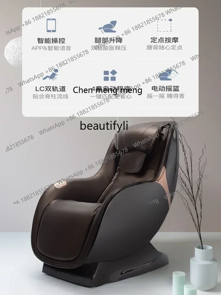 z1q Small Household Massage Chair Electric Cradle Chair Cervical Spine Waist Massage Sofa view 4