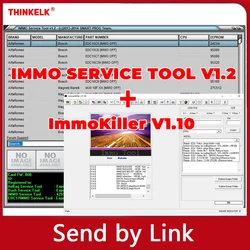 ソフトウェアv1.1 ECUプログラマー,v1.2サービスツール,2 in 1,ホットセール,新規,ImmoKiller-V1.10,2024