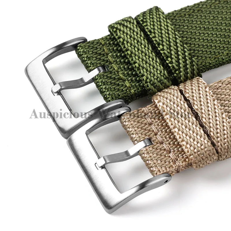 18/20/22mm Canvas Strap for Huawei Watch gt2/3 Nylon Leather Braided Strap Quick Release for Samsung Galaxy Watch4 Watches