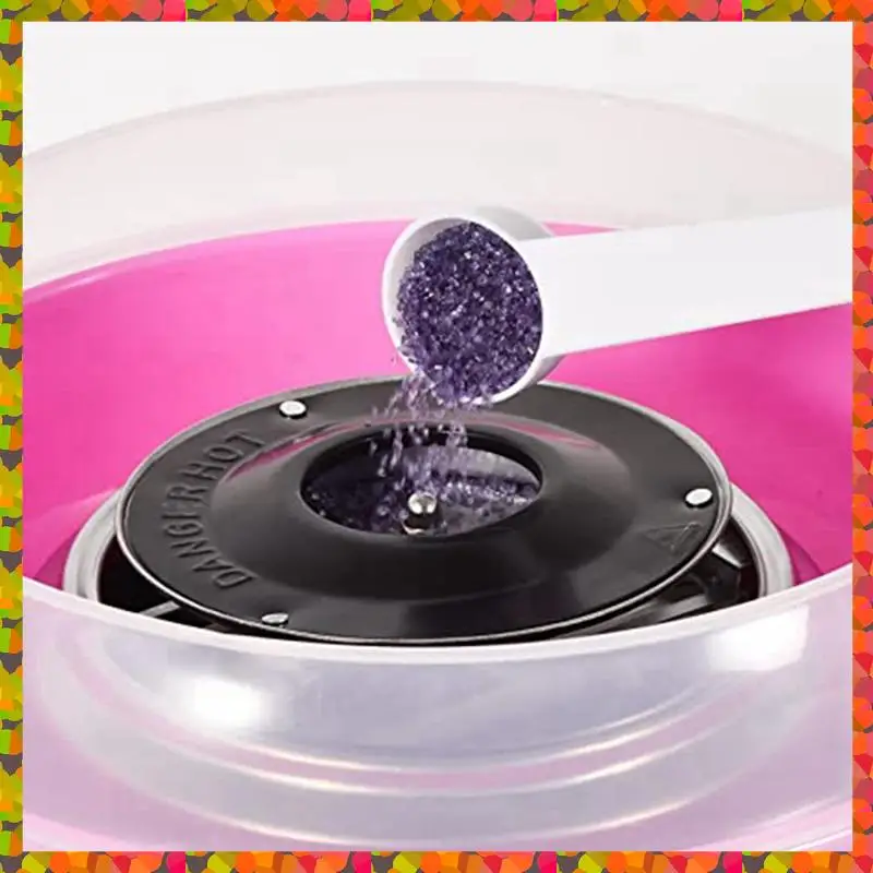 Promotion! Cotton Candy Machine For Kids,Mini Electric Cotton Candy Maker With Splash-Proof Plate For Home Kids Party