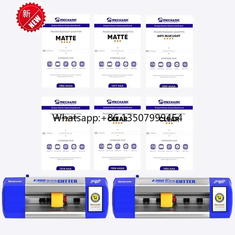 MECHANIC 50pcs HD/MATTE Anti-peep Privacy Flexible Hydrogel Film Mobile Phone Screen Protective Film for Film Cutting Machine
