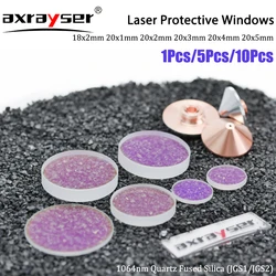 1/5/10pcs Ultra 34x5 37x7 18x2 20x2 20x3 20x4 Protective Windows 1064nm for Raytools bochu WSX QiLin Cutting Welding Machine